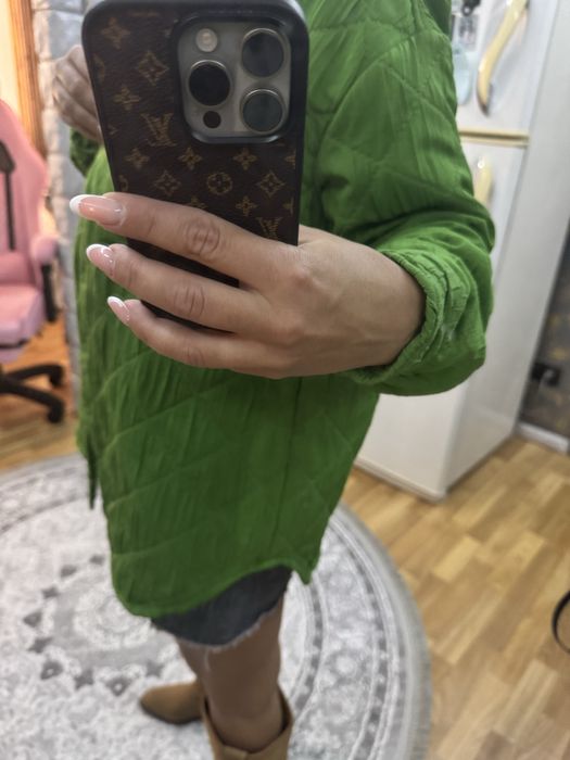 Сорочка куртка зелена Reserved