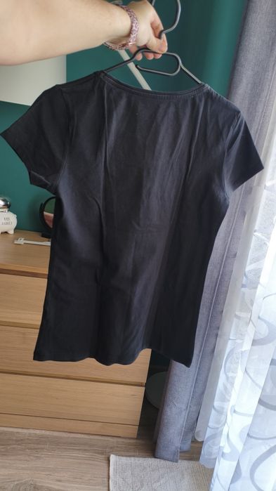 Bluzka t shirt czarny L