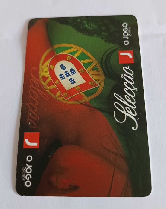 Baralho de Cartas "Selecção J" – O Jogo 25 Anos (Raro/Colecionadores)