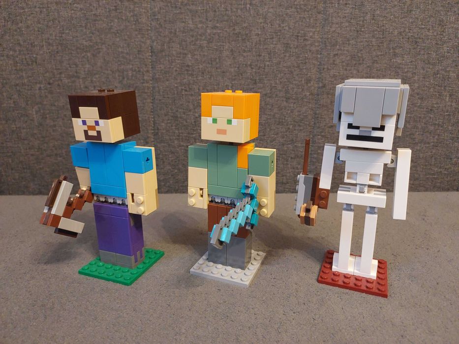 LEGO Minecraft BigFig cała 1 seria!