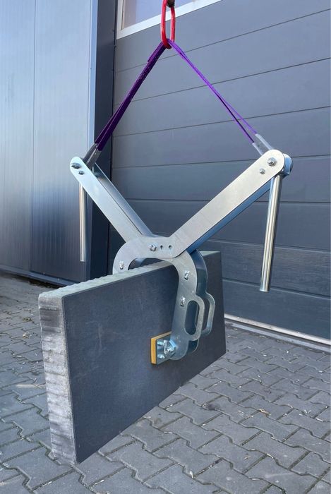 Chwytak brukarski podwieszany 800 kg kleszcze pod maszynę PRODUCENT