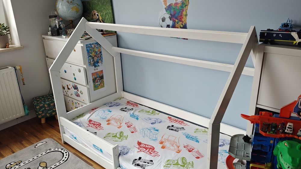 Łóżko domek dla dziecka dzieci łóżeczko