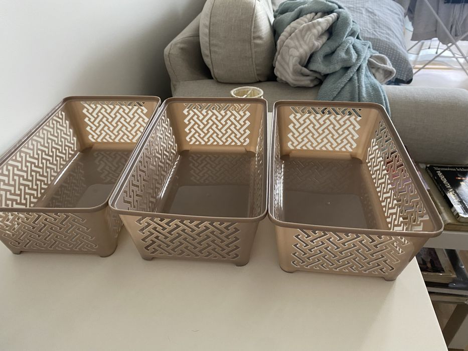 Organizery zestaw 3 sztuki