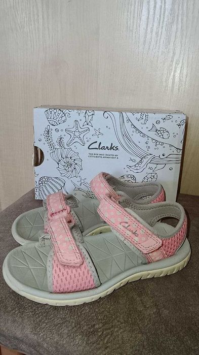 Сандалі, Босоніжки для дівчинки Clarks