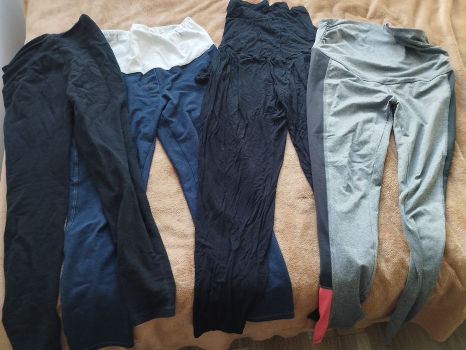 Mega paka Legginsy ciążowe S/M - 4 szt.