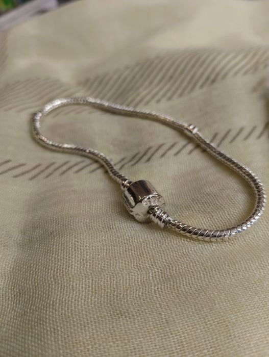Bransoletka wężykowa modułowa 20cm na charmsy Pandora Apart Yes