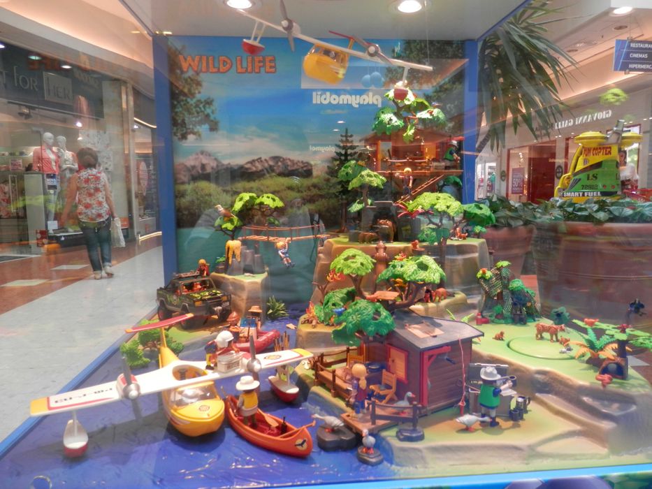 PLAYMOBIL | Interior das vitrinas | Cenário Completo