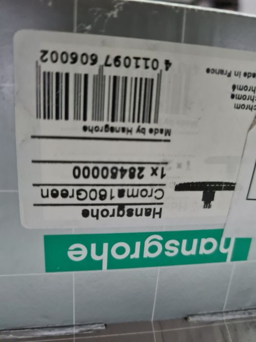 Deszczownica  Hansgrohe Croma 160 + ramie prysznicowe chrom