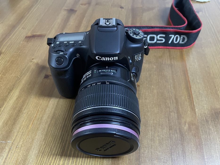 Canon 70D + lente Canon 15-85mm