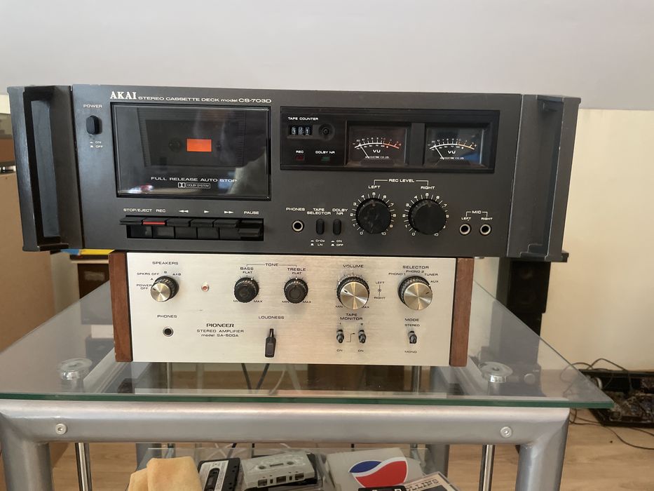 Akai cs-703d deck stereo sprawny