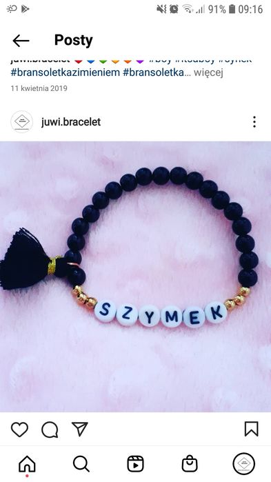 Bransoletki z imieniem