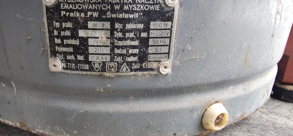 Pralka Frania Światowit 20l