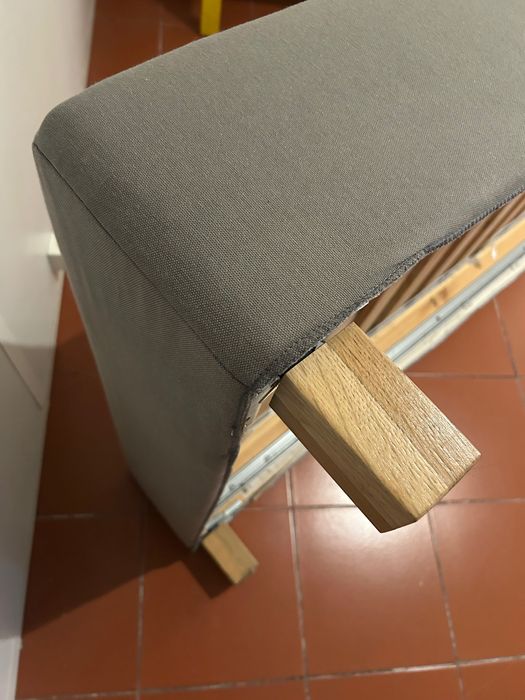Sommier com pés em madeira - solteiro IKEA Espevär - mattress base.