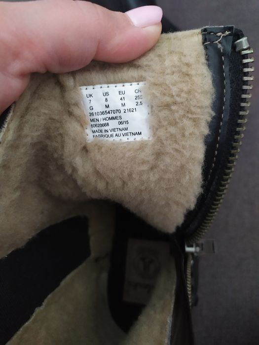 Чоловічі шкіряні чоботи