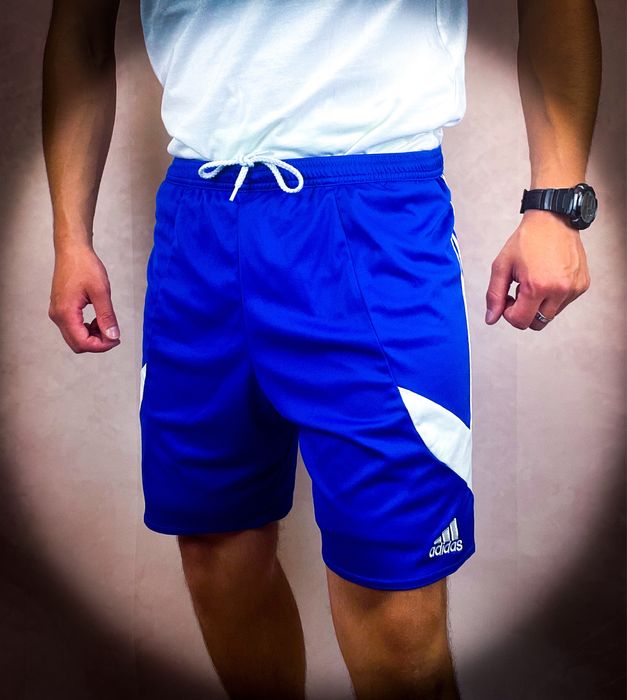 (L) Adidas Niebieskie Męskie Sportowe Szorty do Biegania Spodenki
