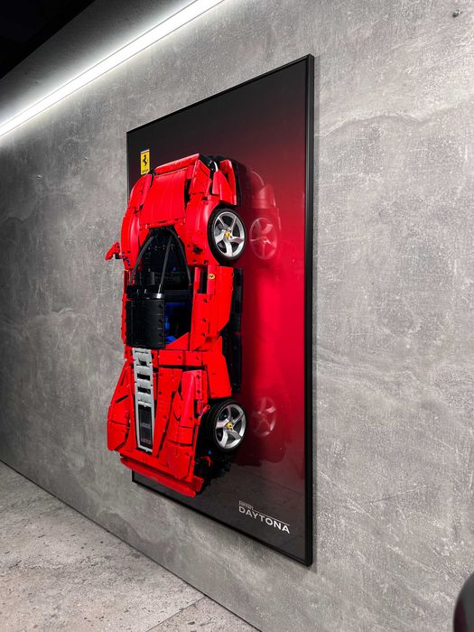 Арт Тримач Рамка 80x50 см. на Стіну для Конструктора Ferrari 42143