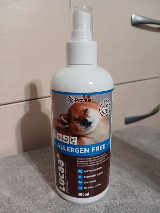 Набор Lucaa Provilan Allergen free, Domo нейтралізатор спрей аэрозоль от аллергии на шерсть животных протиалергенный