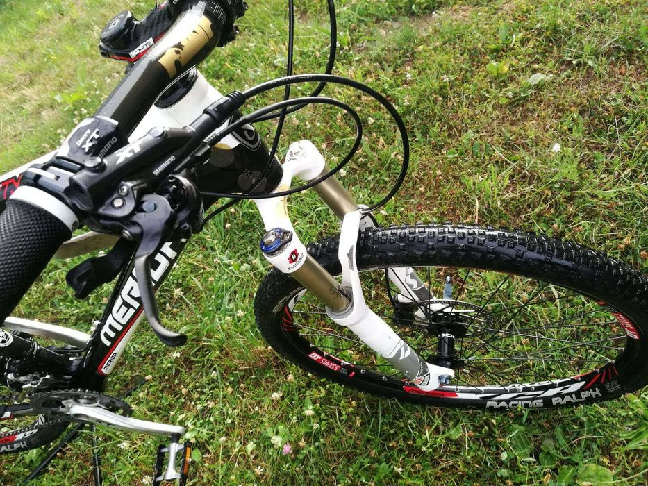 rower Merida ninety six carbon rock shox deore XT fuel