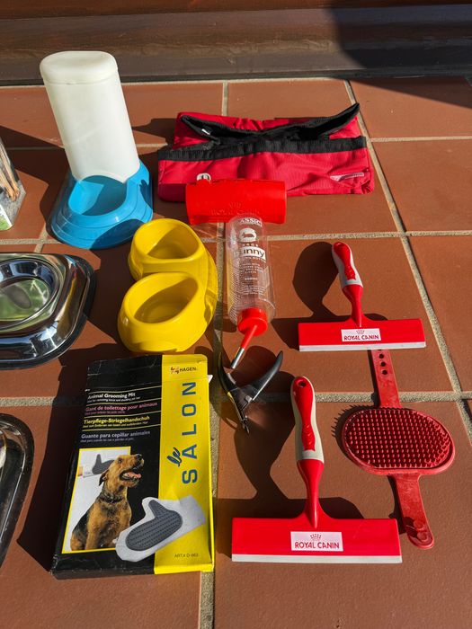 Gatos kit wc, limpeza e alimentação