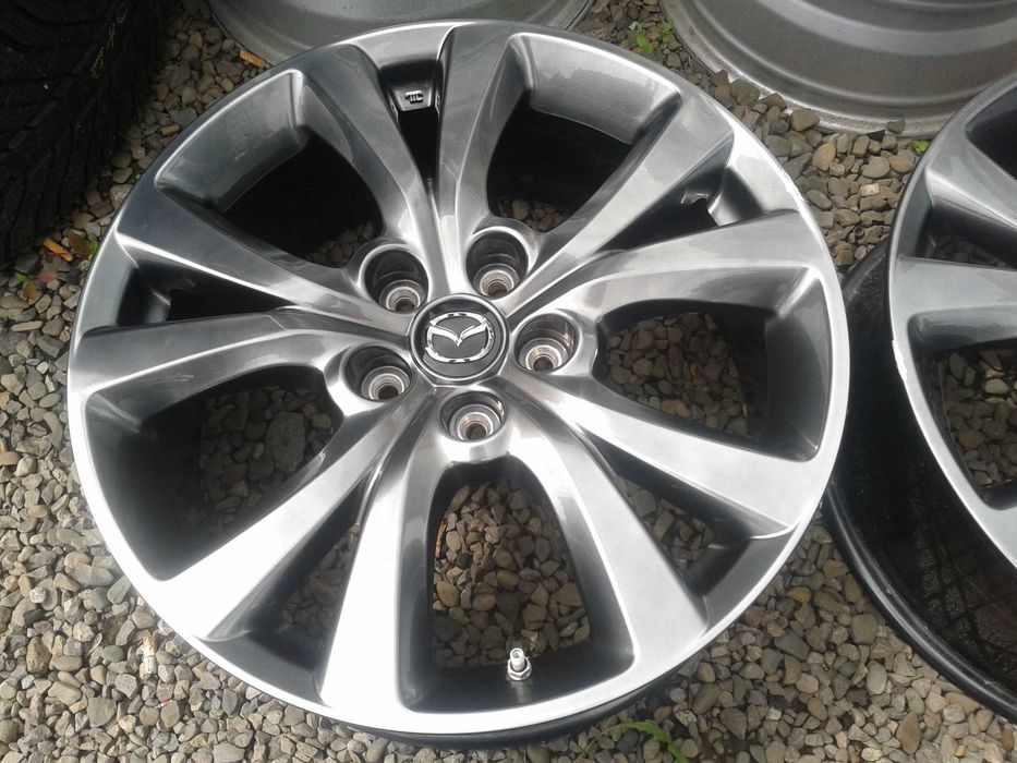 oryginalne r18 5x114,3 18cali felgi szare mielec mazda 3 6 cx hyundai tucson santafe kona elantra ix35 i30 i40 kia sportage ceed niro optima sorento