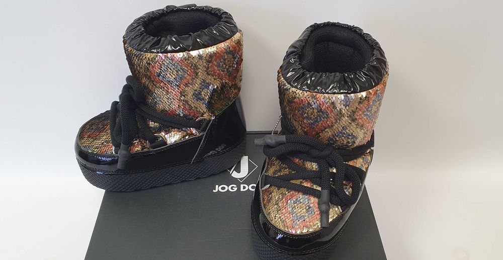 Сапоги-луноходы с пайетками Jog Dog - Италия