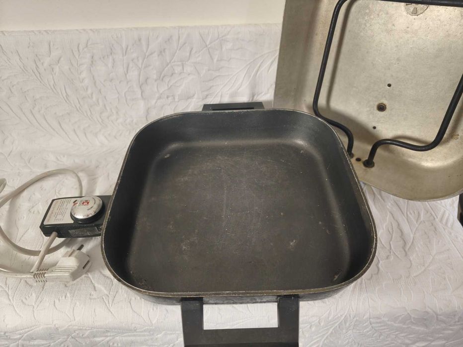Grelhador Assador  elétrico com Sistema de Calor Duplo