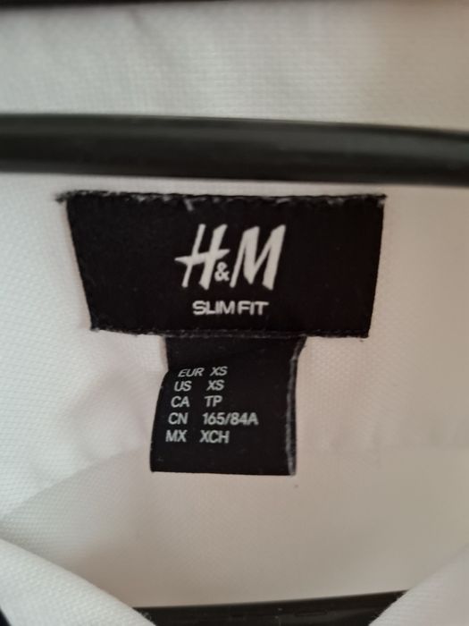 Koszula biała wizytowa H&M XS