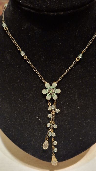 Винтажный Комплект! Колье! и Серьги!  Эмаль 80-90  Германия!