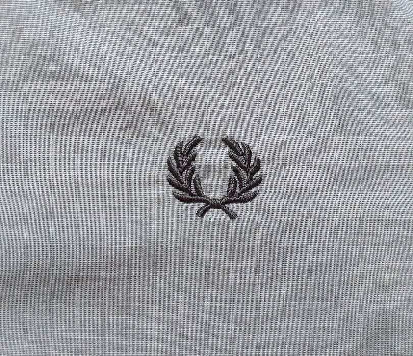 FRED PERRY рубашка M серая Оригинал