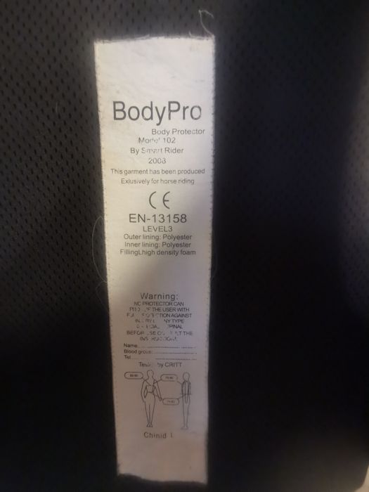 Kamizelka protekto rozmiar L