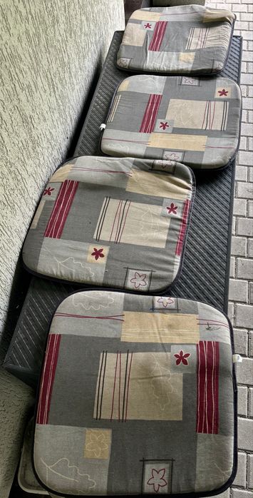 Komplet poduszki 4 szt poduszka ogrodowa na krzeslo fotel