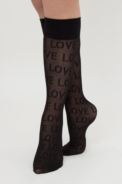 Гольфы женские чёрные