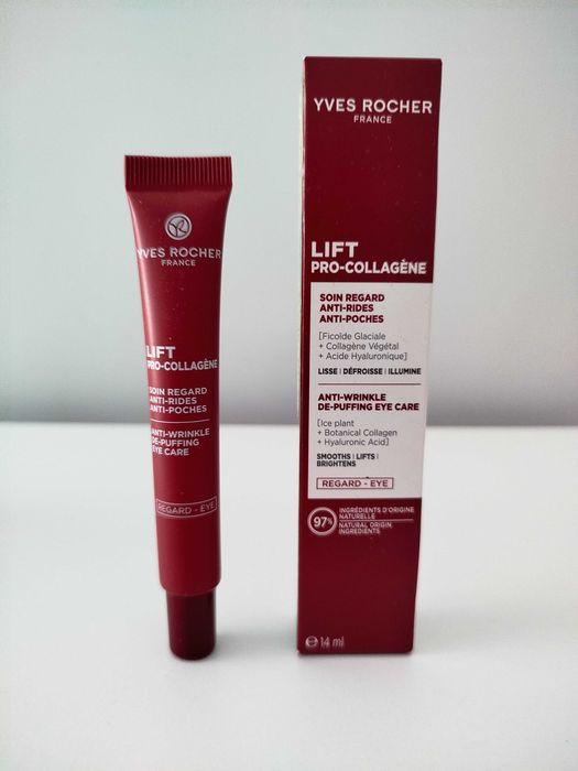 Yves Rocher LIFT PRO COLLAGENE  krem pod oczy niwelujący worki  14ml