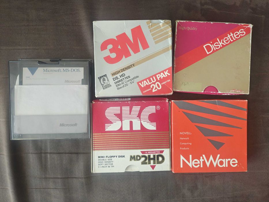 Dyskietki 5,25 różnych marek