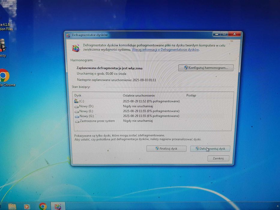 komputer pc  z monitorem