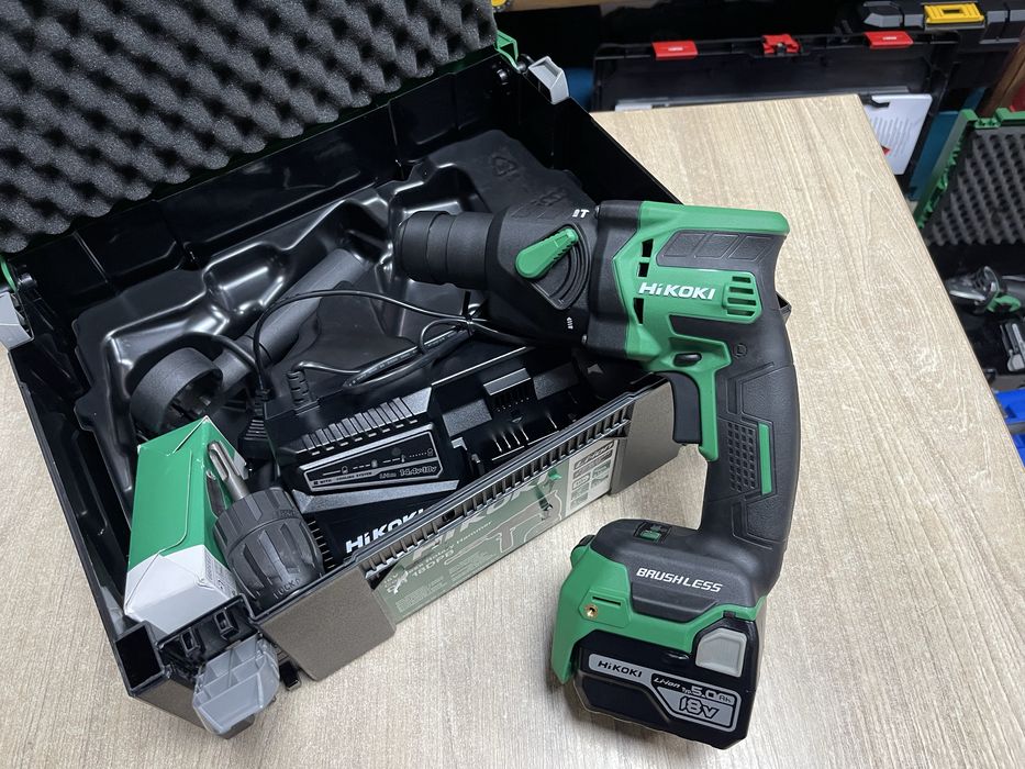 Hikoki DH 18DPB / безщітковий перфоратор Хікокі на 2 режими