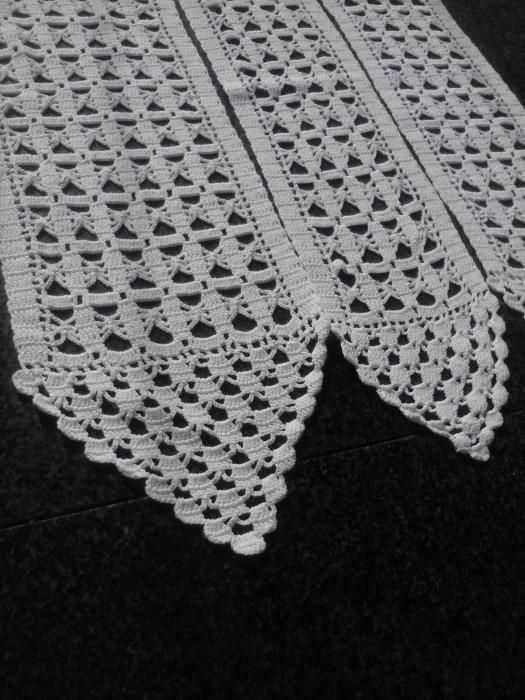 Três naperons crochet