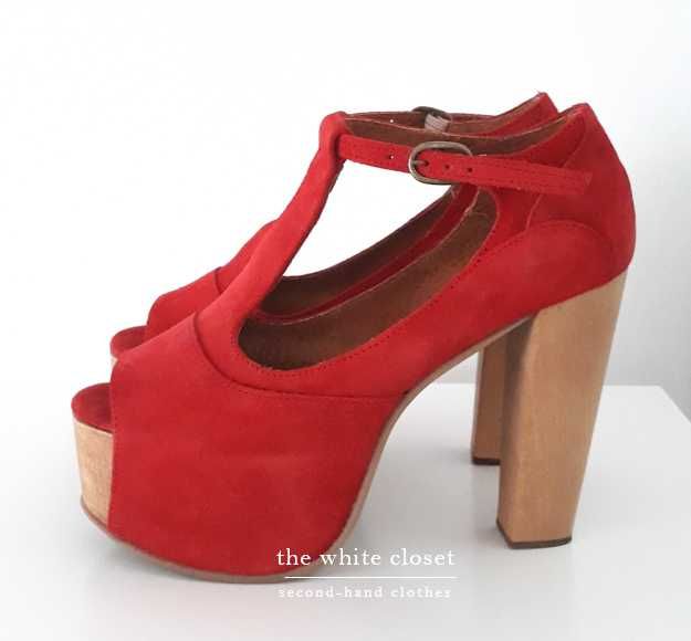 Sandálias JEFFREY CAMPBELL 37 - Como Novas