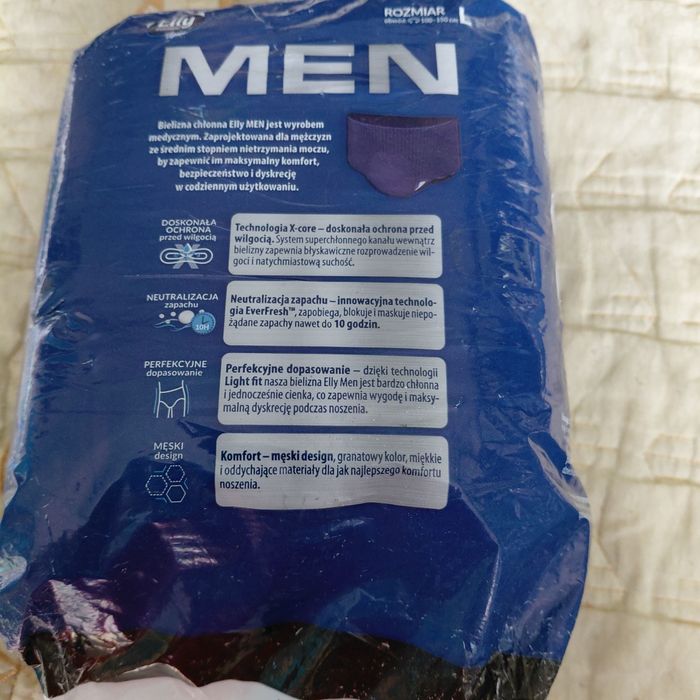 Elly men bielizna chłonna dla mężczyzn L