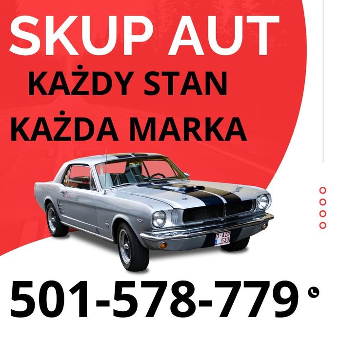 Skup samochodów osobowych-dostawczych Każda marka-Każdy stan