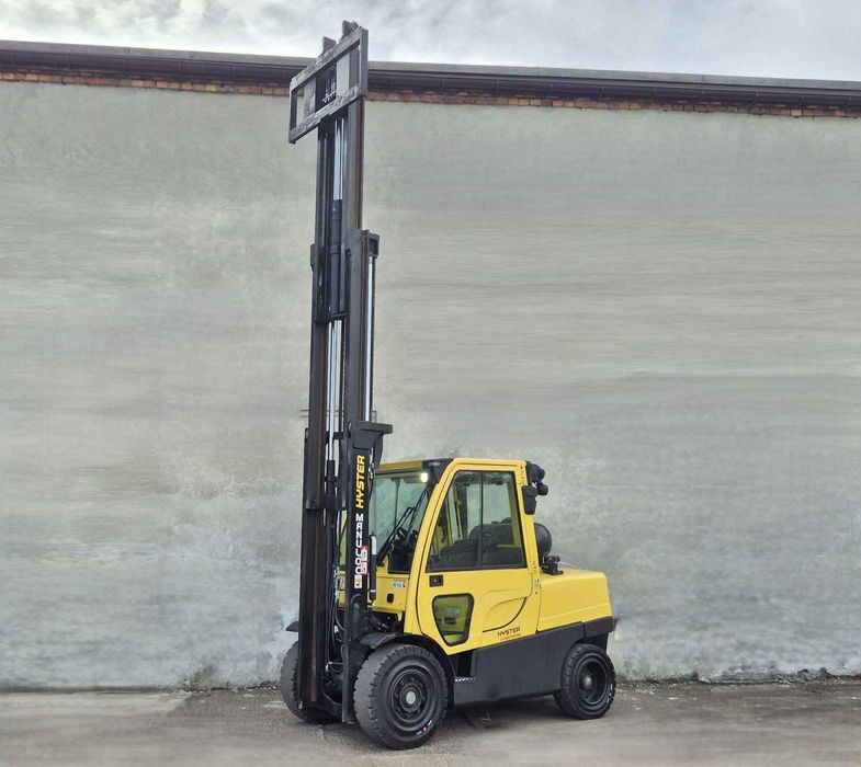 Hyster 5500kg • 2017 • maszt TRIPLEX • kabina z klimatyzacją • dwie wolne sekcje hydrauliczne • wózek widłowy, możliwy leasing, zobacz FILM