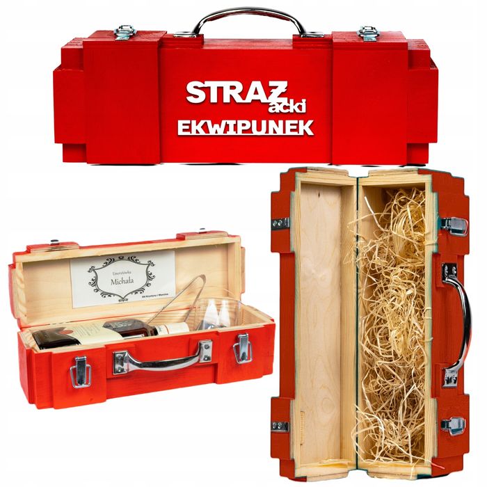 Skrzynka Strażacki EKWIPUNEK - Prezent dla Prawdziwego Bohatera!
