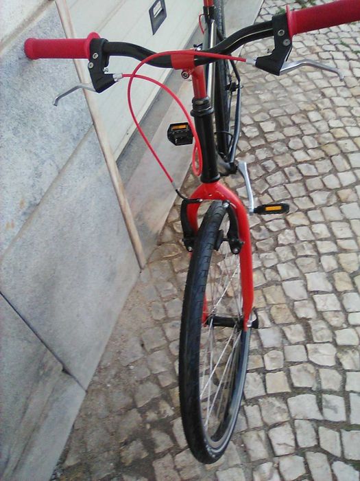 bicicleta roda 26" single speed     pneus novos