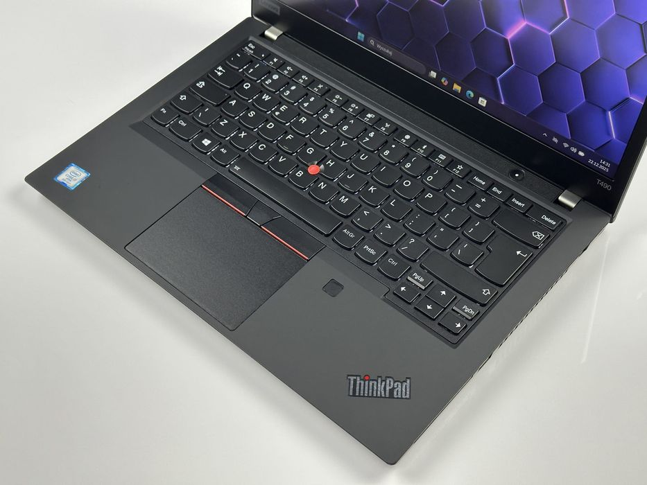 Laptop Lenovo ThinkPad T490 | i7-8665U / FHD DOTYKOWY / biznesowy / FV