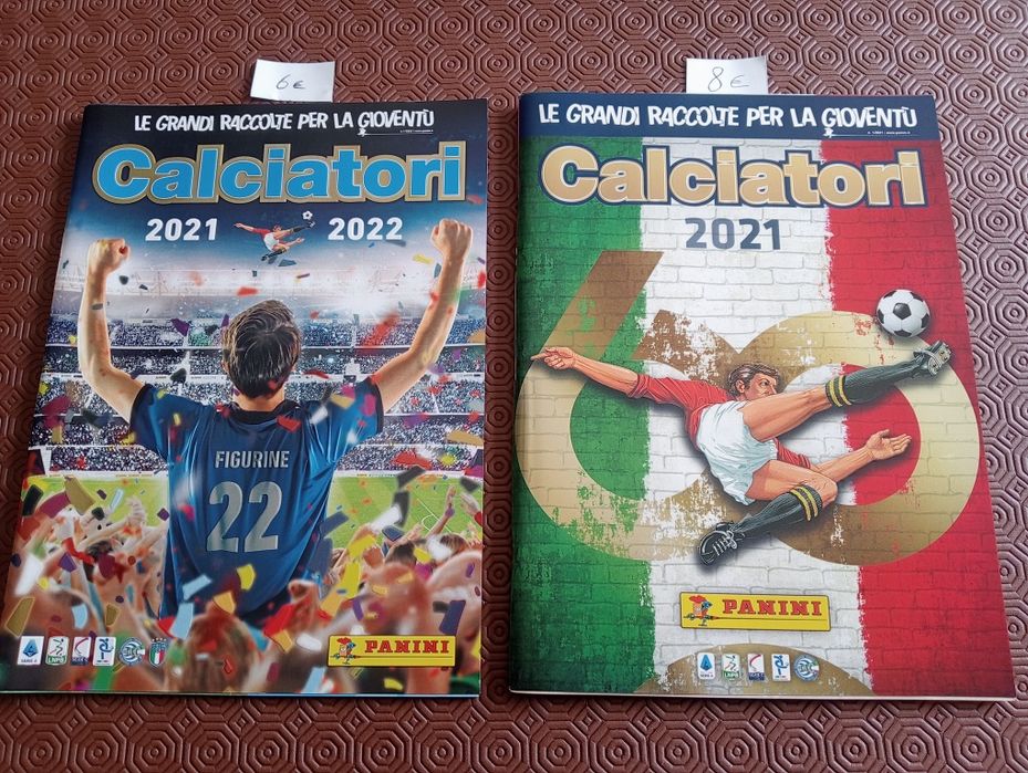Caderneta de futebol da Panini -Calcio