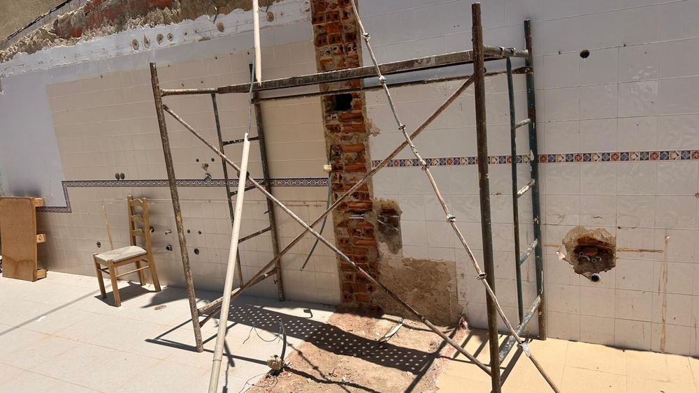 Andaime para obras