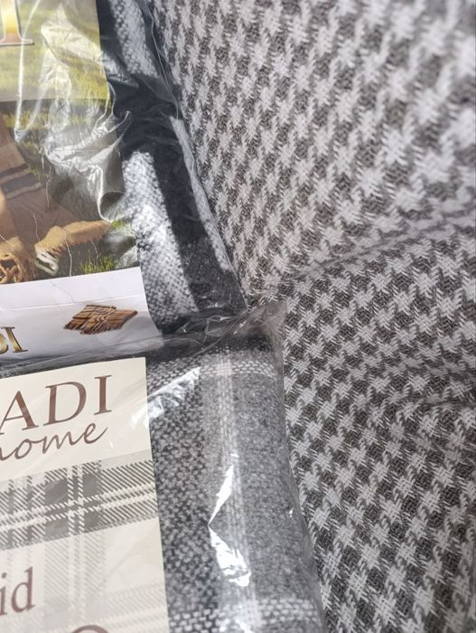 Плед Vladi Palermo 140 x 200 сіро-білий