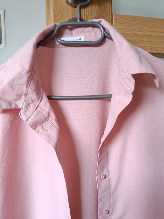 Nowa Koszula damska pudrowy róż rozmiar M