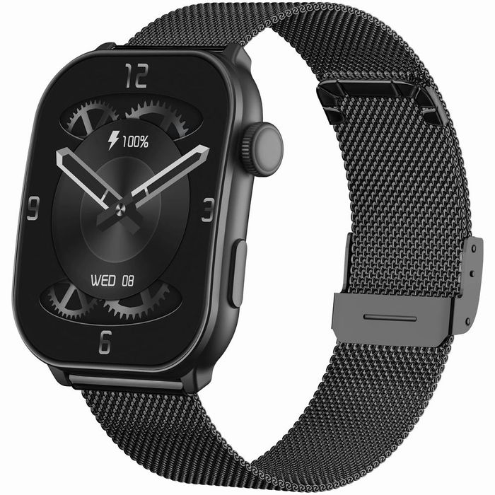 smartwatch męski gravity gt28-1 pasek + bransoleta czarny