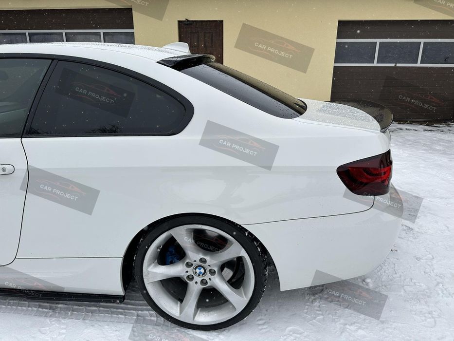 Lotka dokładka daszek BMW E92 czarny połysk